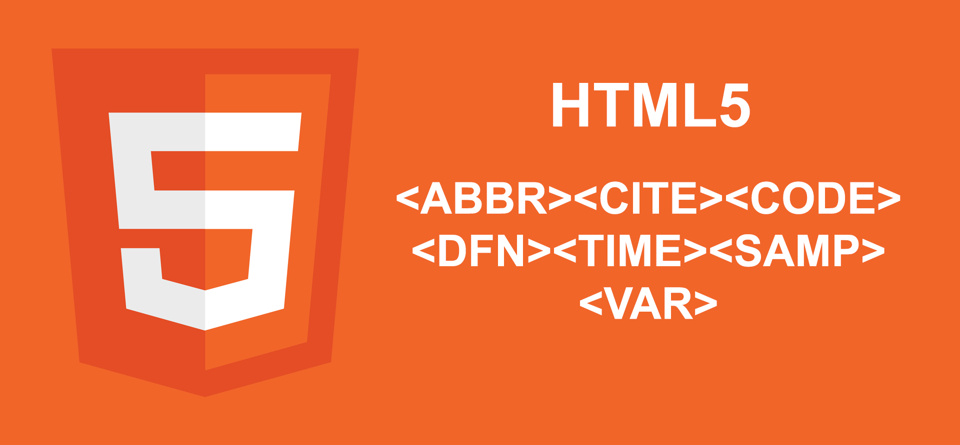 Tutorial HTML5 - Elemen <abbr>, <cite>, <code>, <dfn>, <time>, <samp>, <var> image