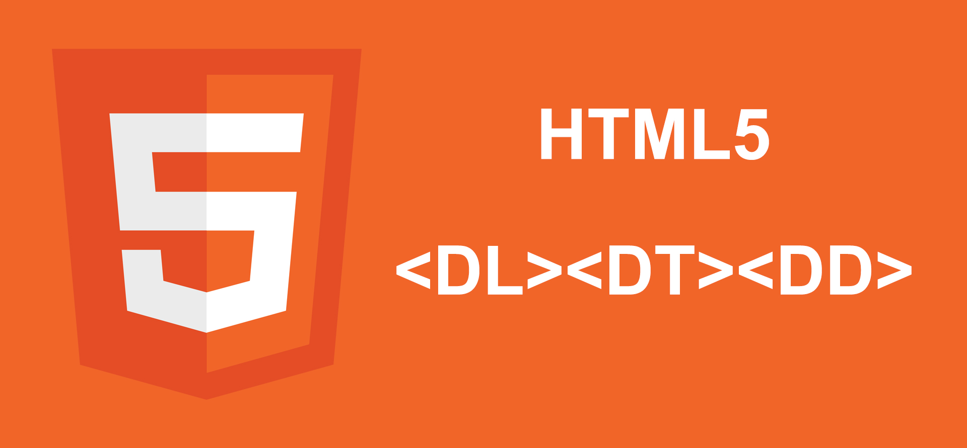 Tutorial HTML5 - Elemen <dl>, <dt>, <dd> image