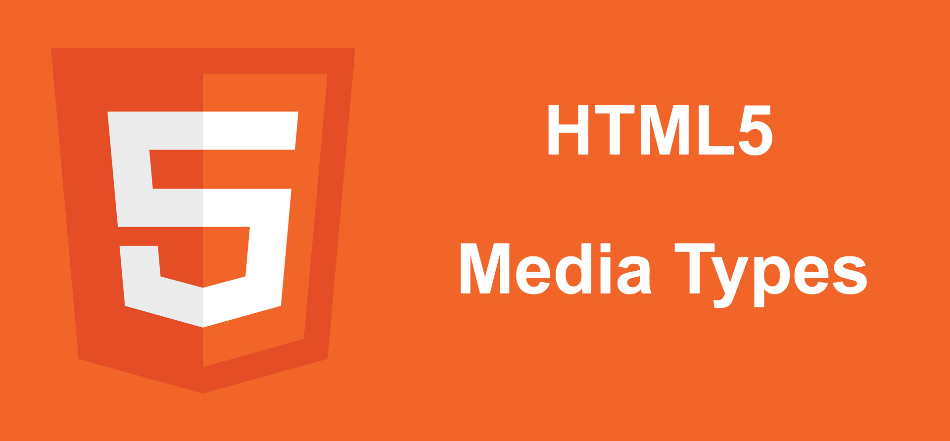 Tutorial HTML5 - MIME Types image