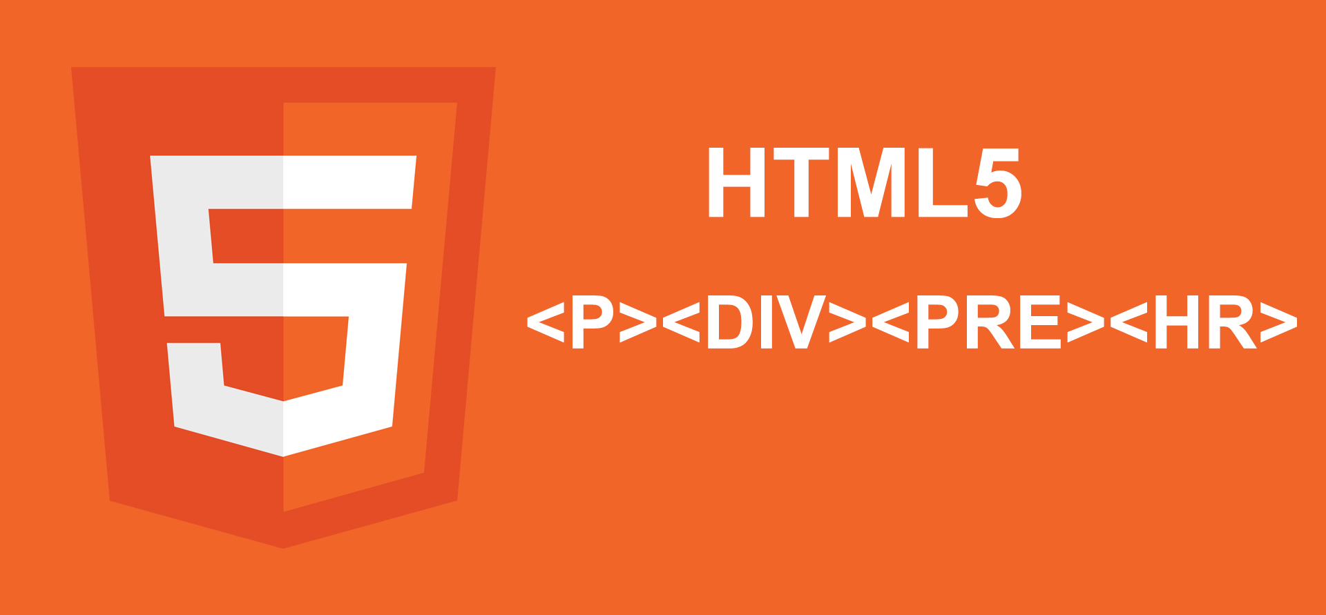 Tutorial HTML5 - Elemen <p>, <div>, <pre> dan <hr> image